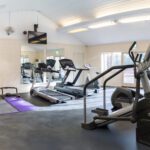 The gym at Highgate House in Creaton